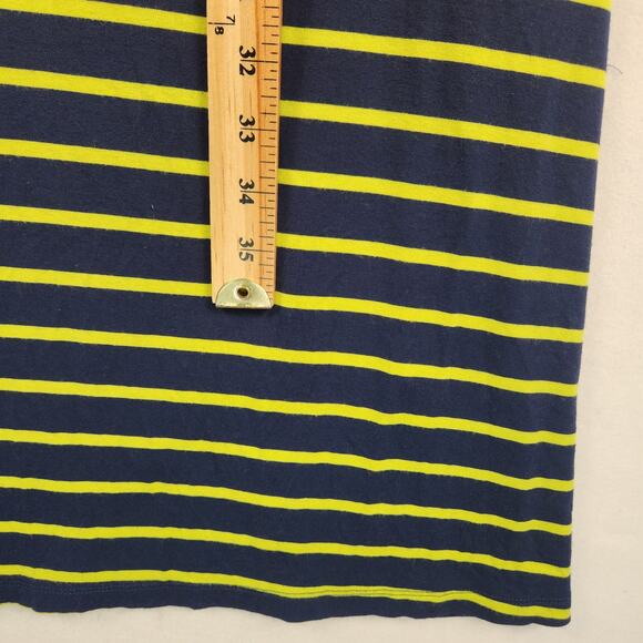 Dakini Athletic Dress Women’s SZ LG Blue/Lime Striped Stretch Twist Back Detail - Picture 11 of 14